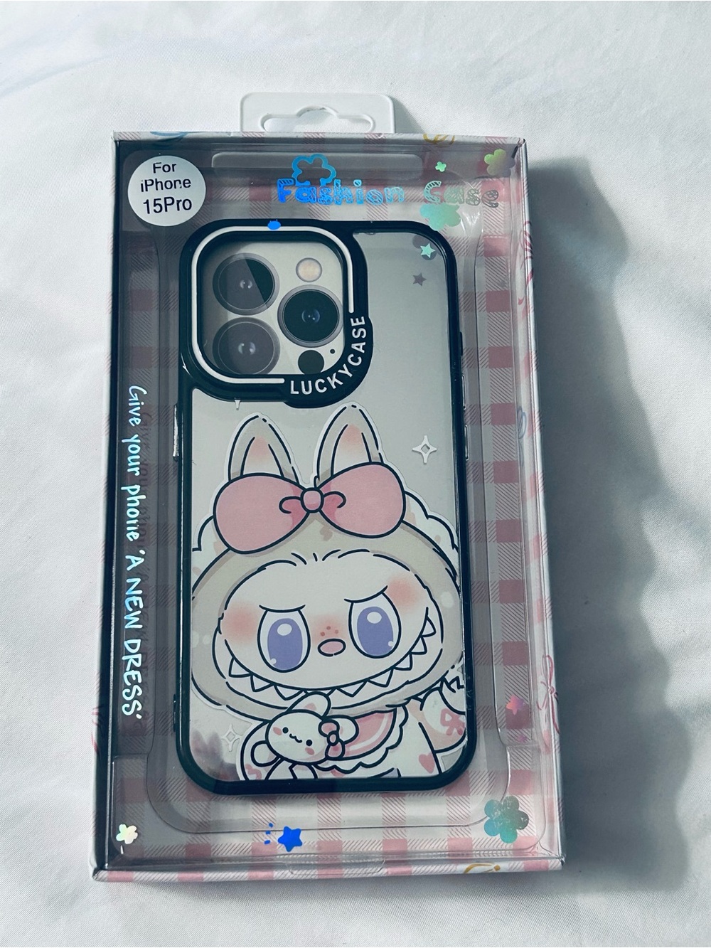 Labubu Character iPhone 15 Pro Case
